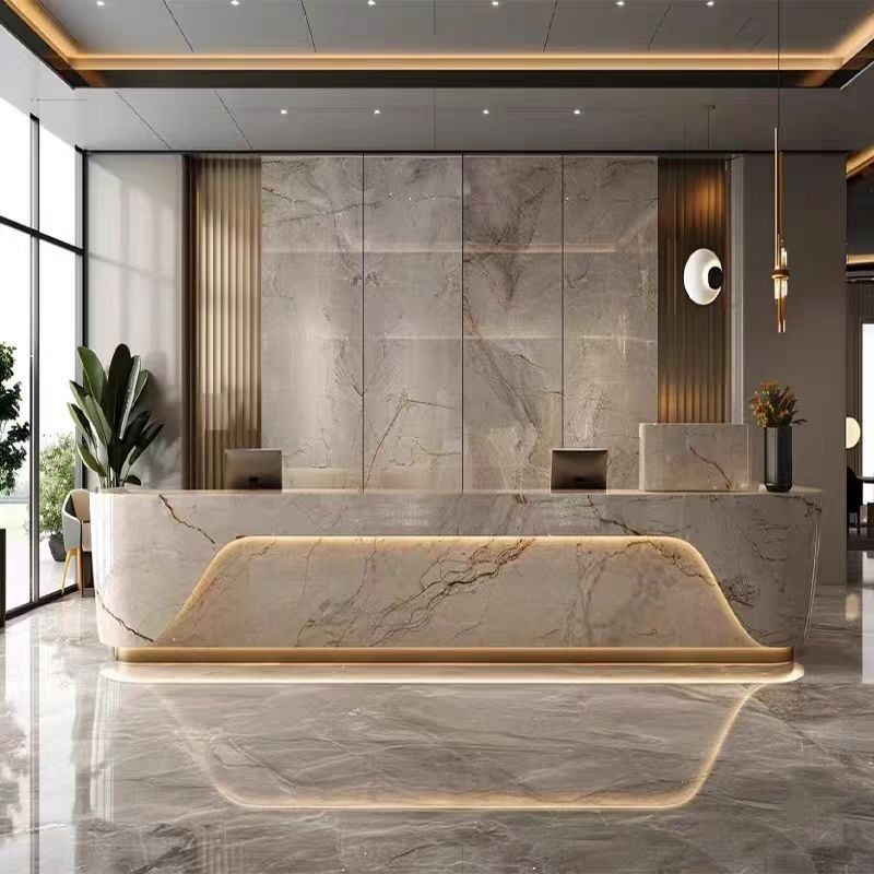 Home Office Tienda - Напольная элегантная стойка регистрации, роскошный органайзер,