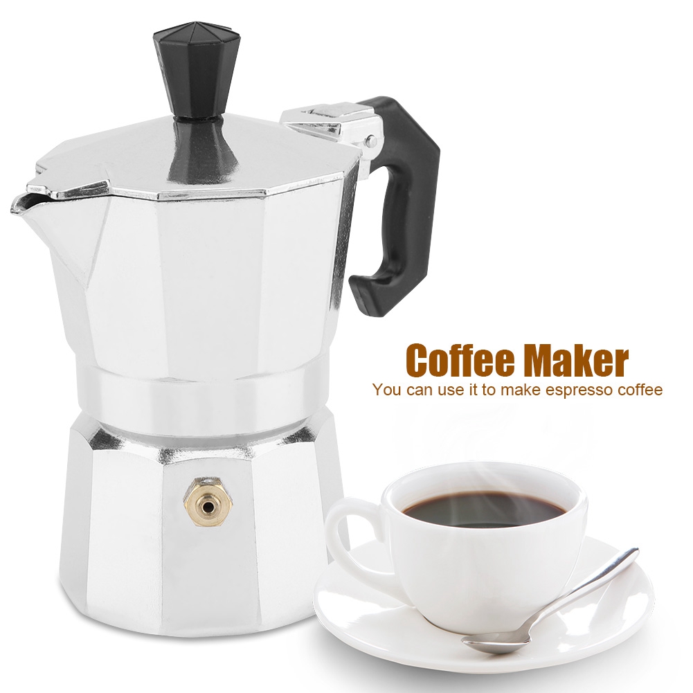Home Office Moka - Алюминиевая кофеварка для приготовления эспрессо, 50