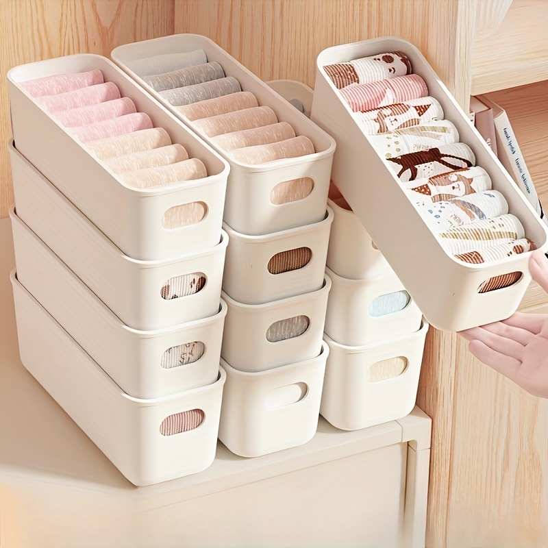Home Office Furniture Sets - 4 шт. белые пластиковые коробки для