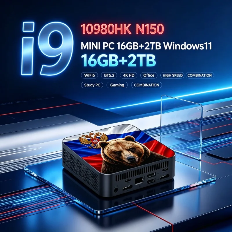 Home Office Windows 11 - Мини-ПК Russian Brown Bear с процессором