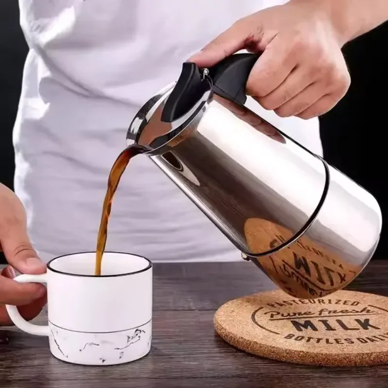 Home Office Moka - Итальянская кофеварка Мока из нержавеющей стали