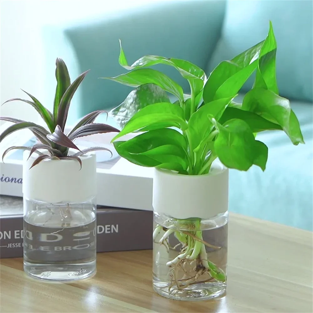 Plant Desk Mini - Мини-гидропонный цветочный горшок, прозрачная ваза для