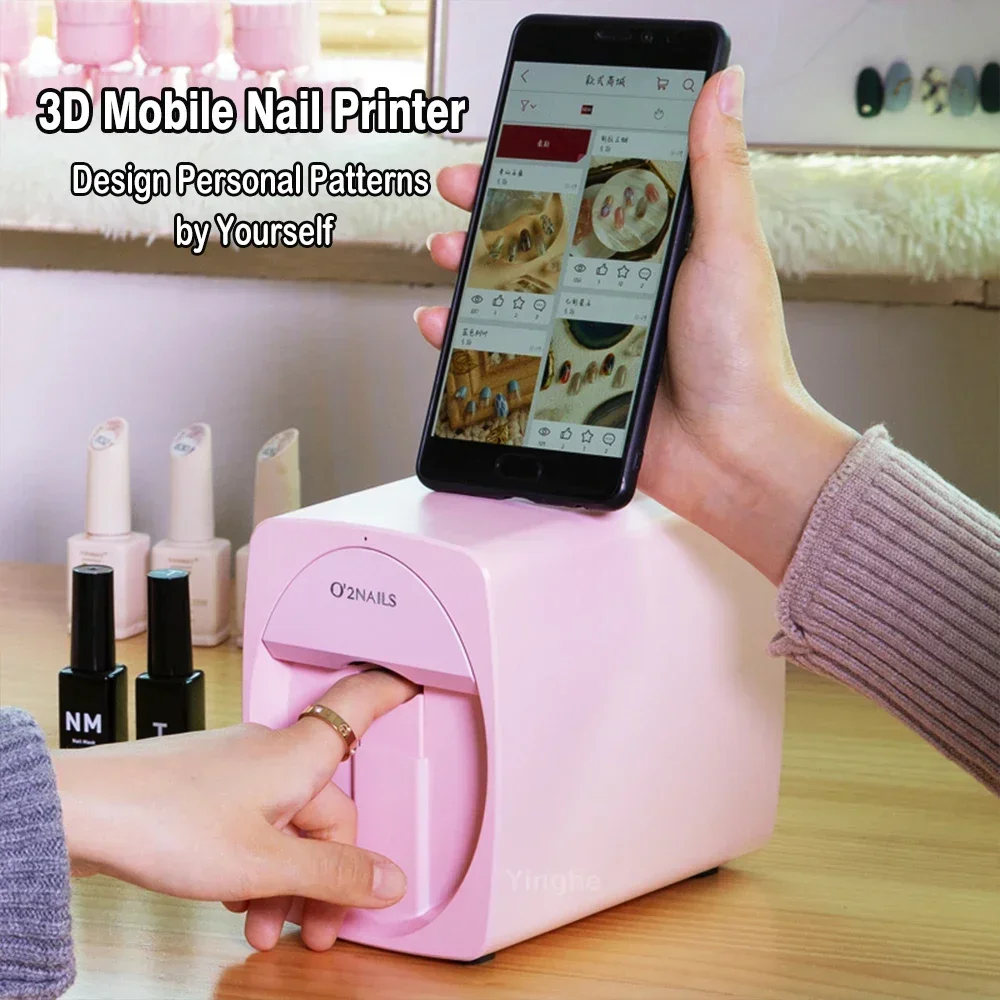 Home Office Printer - Умный принтер для ногтей, 3D портативная