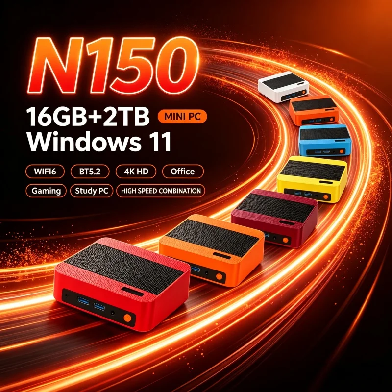 Home Office Windows 11 - Мини-ПК Intel N150 Colorful с Windows