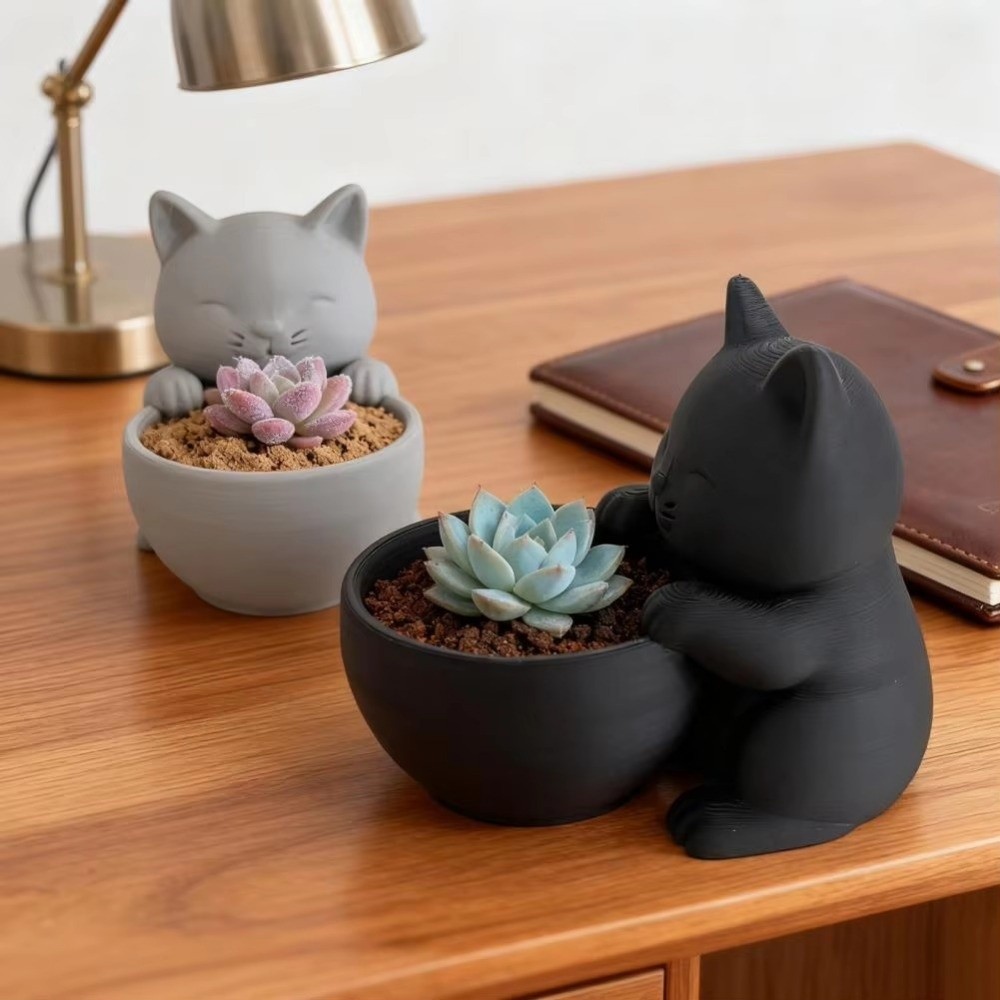 Plant Desk Mini - Миниатюрный цветочный горшок с дренажными отверстиями