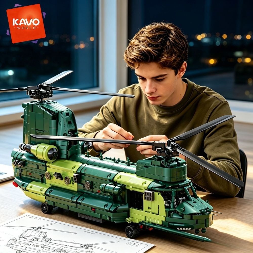 Home Office Industrial Style - Конструктор KAVOWORLD 1826 деталей: 32-дюймовый крупногабаритный