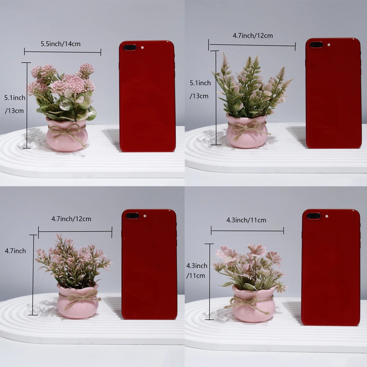 Мини-искусственные розовые цве – обзор и цена Plant Desk Mini