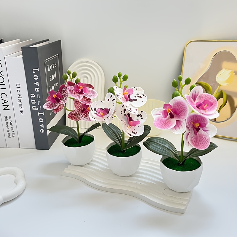 3 шт. искусственных орхидей фа – обзор и цена Plant Desk Mini