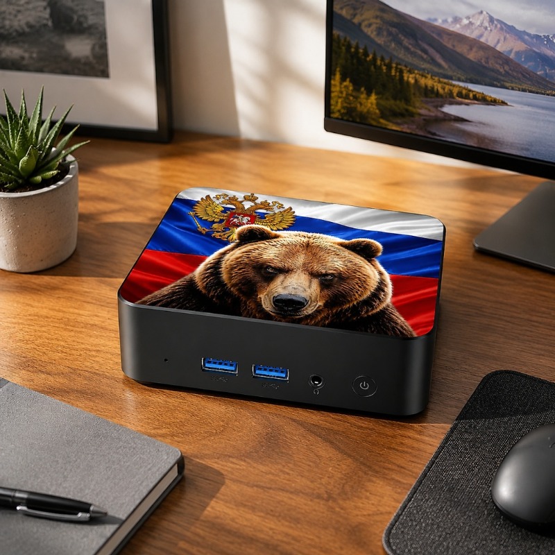 Мини-ПК Russian Brown Bear с п – обзор и цена Home Office Windows 11
