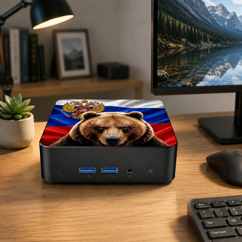 Мини-ПК Russian Brown Bear с п – обзор и цена Home Office Windows 11