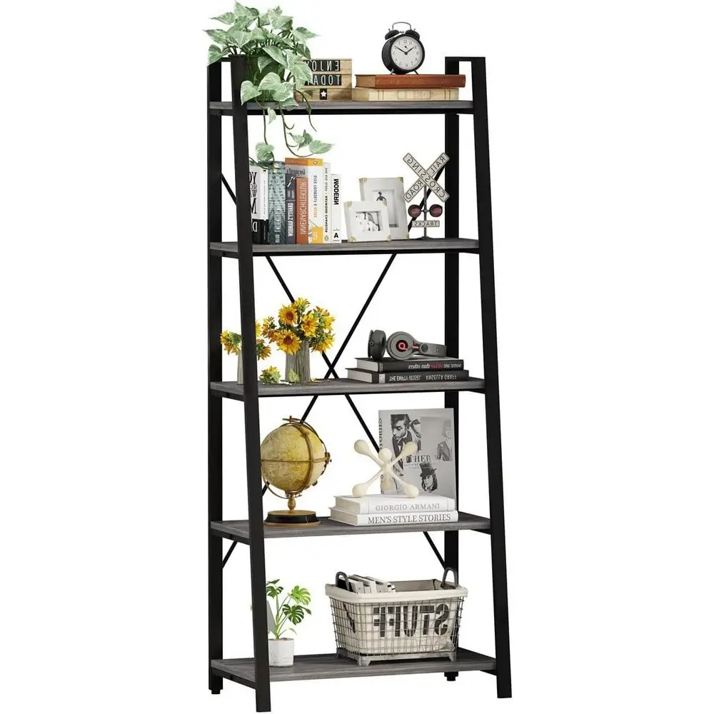 5-ярусная лестничная книжная п – обзор и цена Home Office Industrial Style