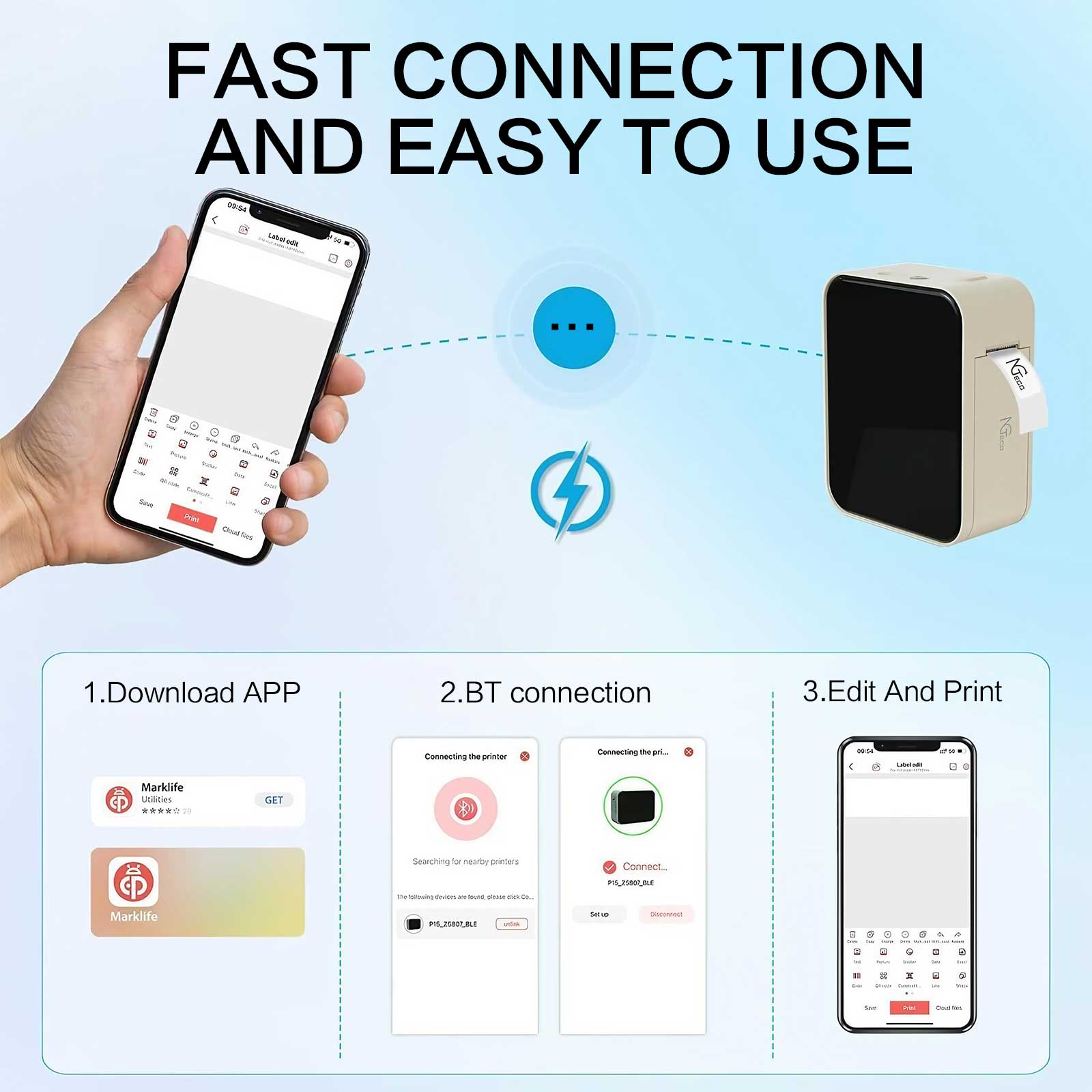 Портативный беспроводной термо – обзор и цена Home Office Printer