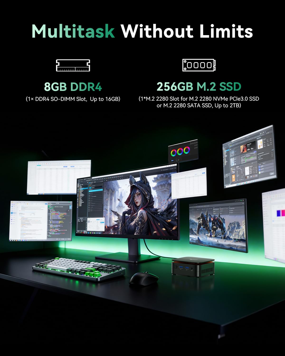 Мини-ПК ACEMAGIC на базе AMD 3 – обзор и цена Home Office Windows 11