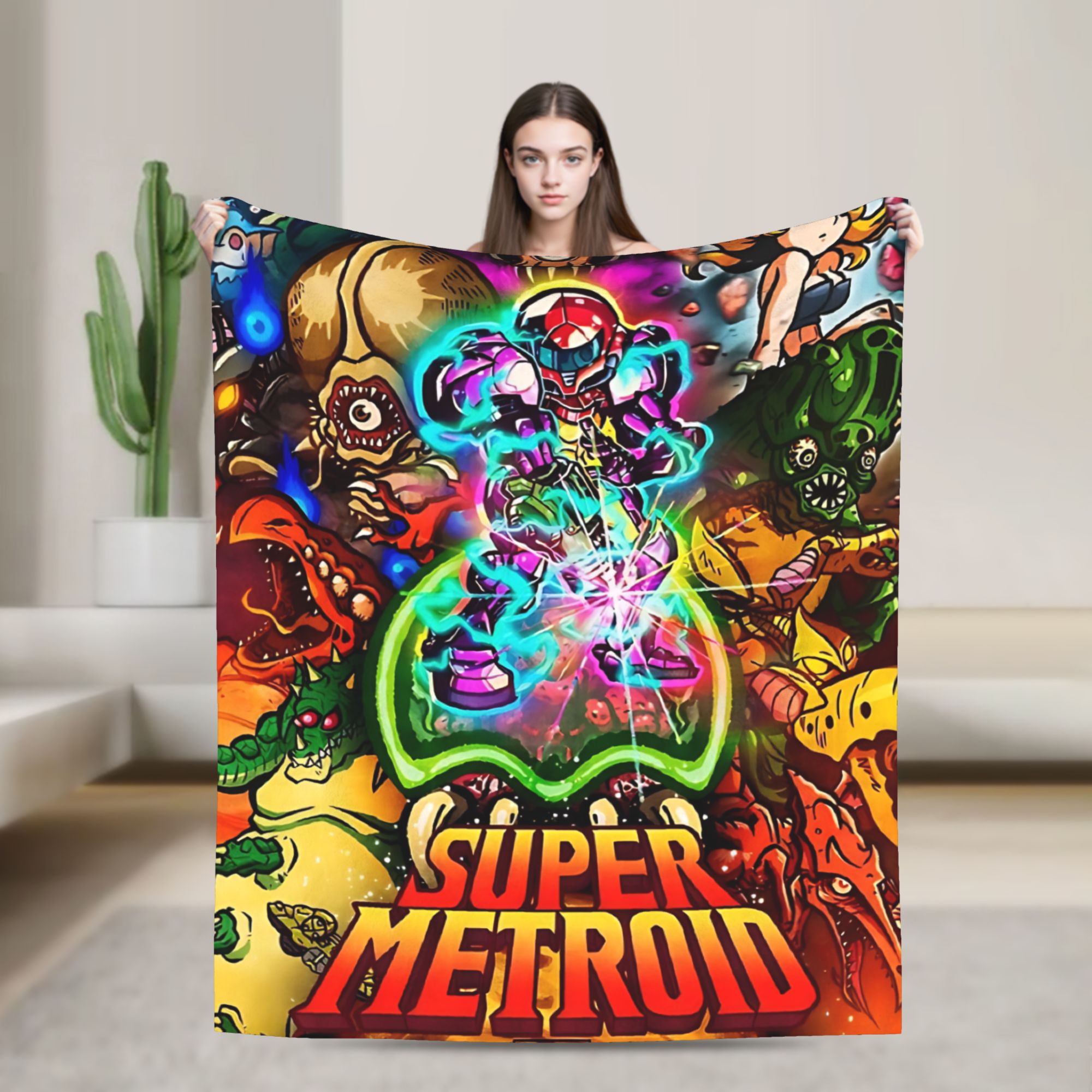 Фланелевое одеяло Metroids Her – обзор и цена Home Office Trend