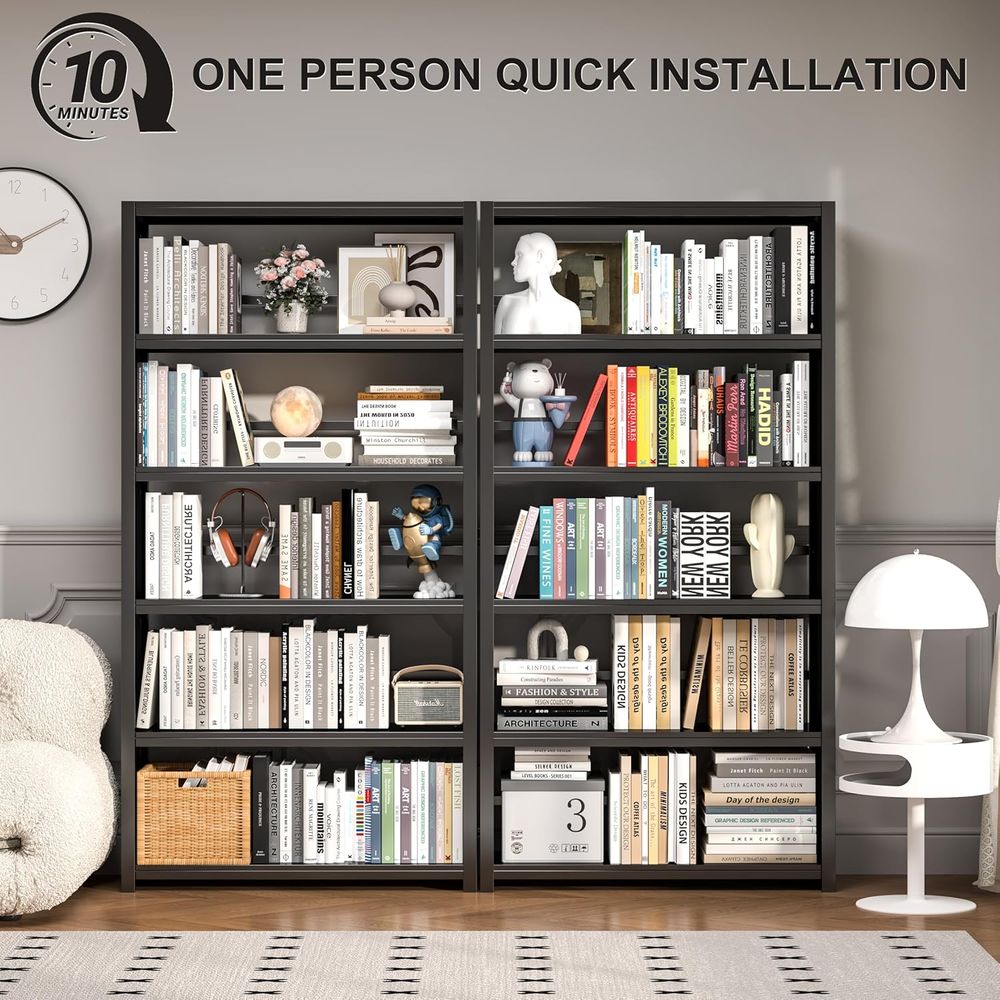 Металлическая книжная полка на – обзор и цена Home Office Industrial Style