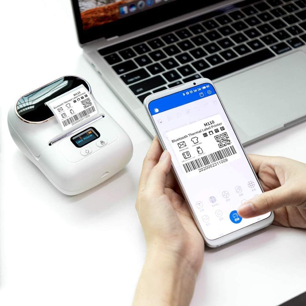 10 рулонов белых термонаклеек  – обзор и цена Home Office Printer